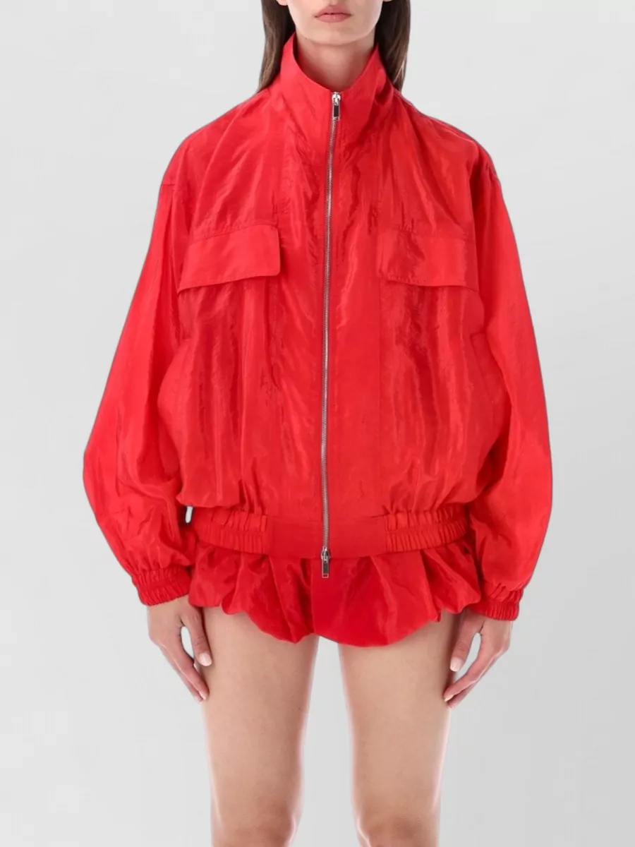 The Frankie Shop Sheer bomber jacket