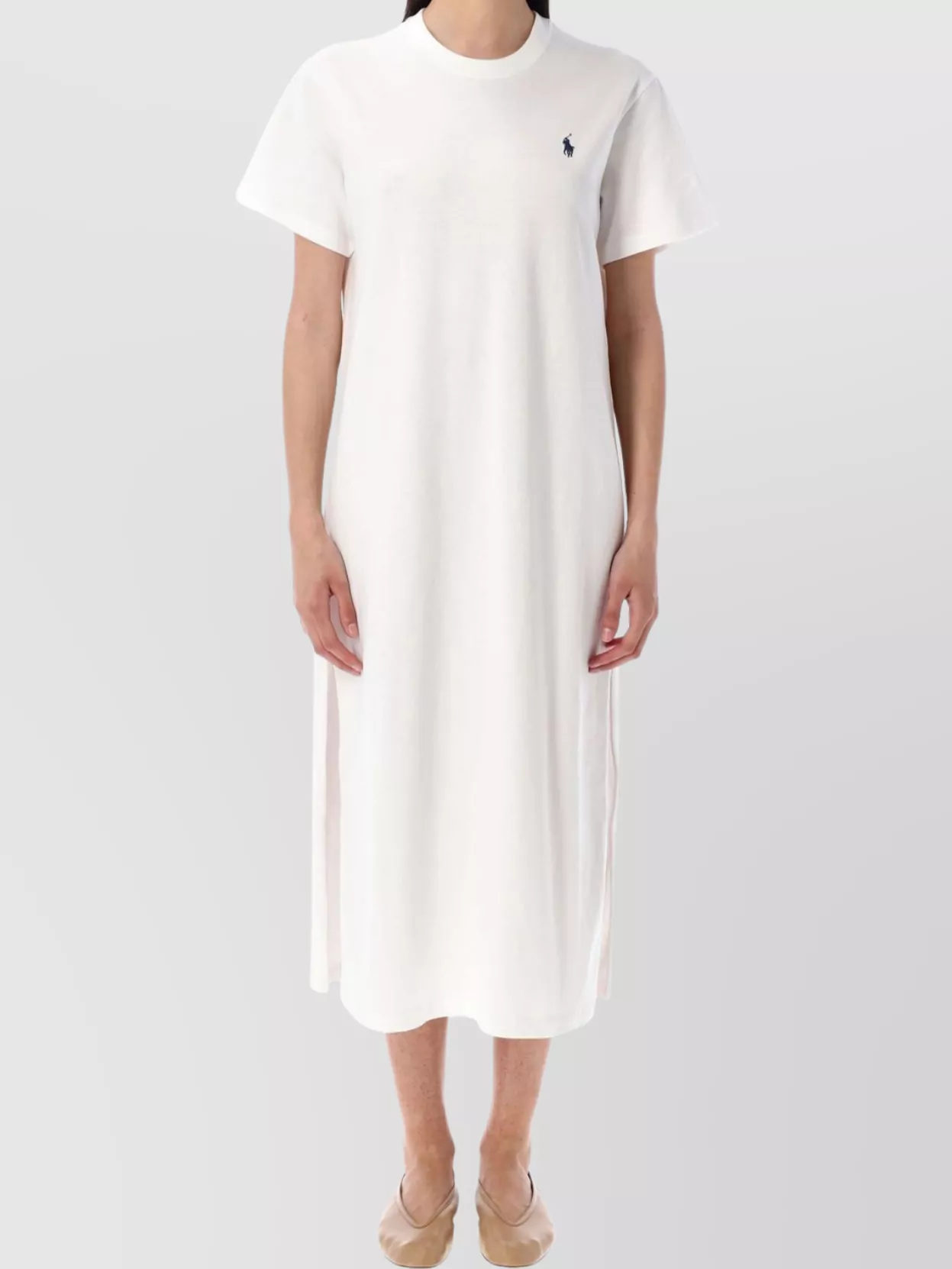 POLO RALPH LAUREN LONG TSHIRT DRESS SIDE SLITS