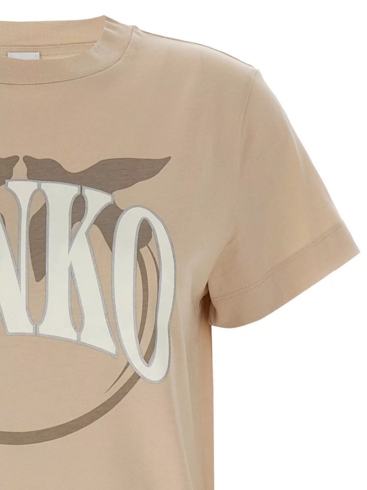 Pinko "launch" Crew Neck Graphic Print T-shirt