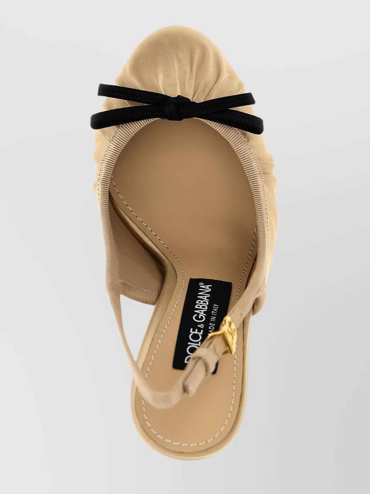 Dolce & Gabbana Vally Satin Platform Slingback Pumps