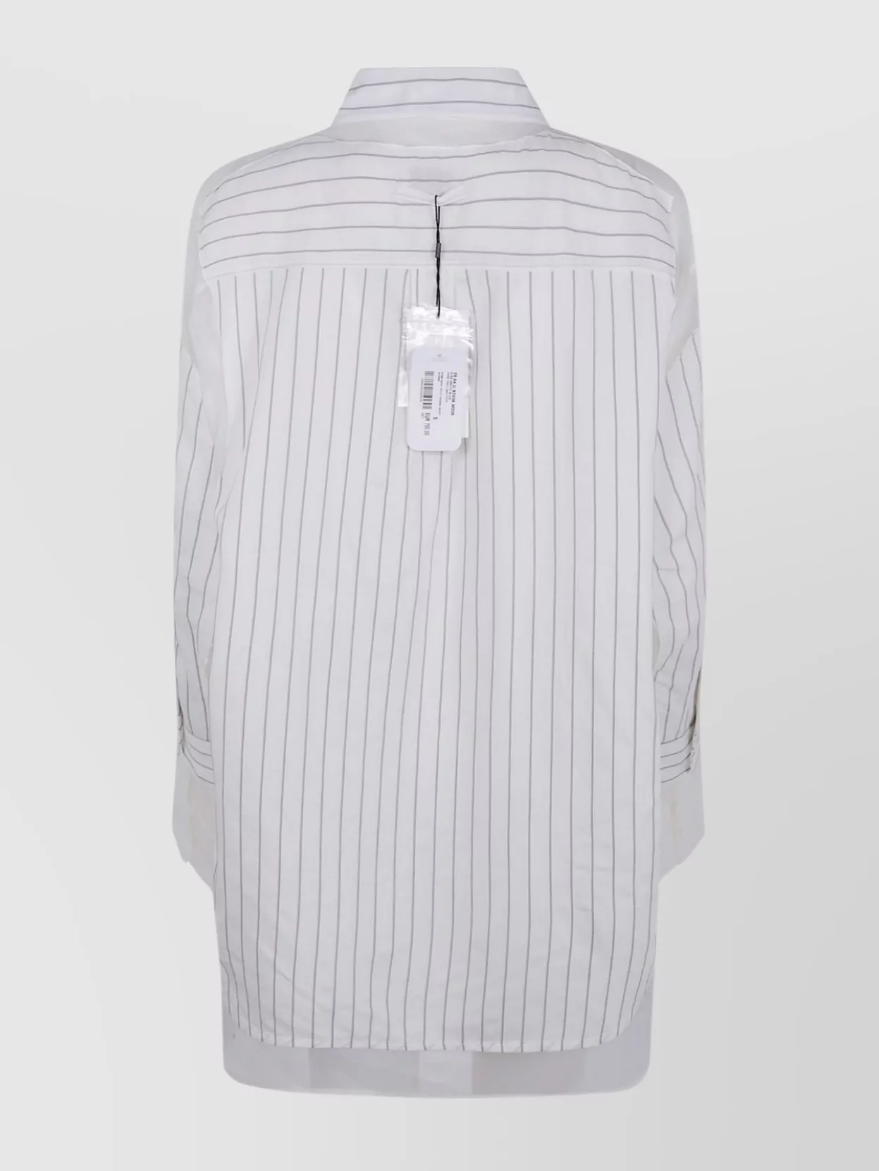 Jean Paul Gaultier Striped Long Sleeve Sheer Shirt