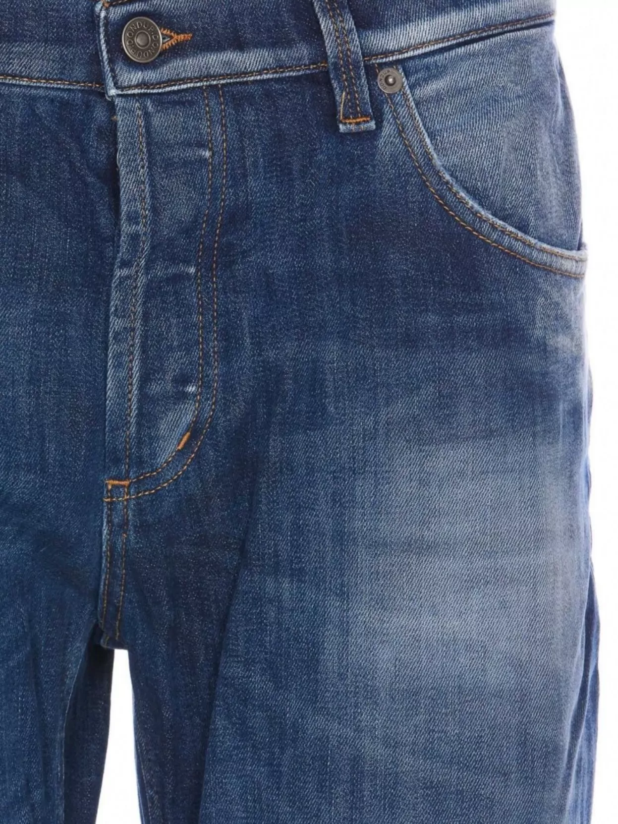 Dondup Carrot Fit Trousers Faded Effect