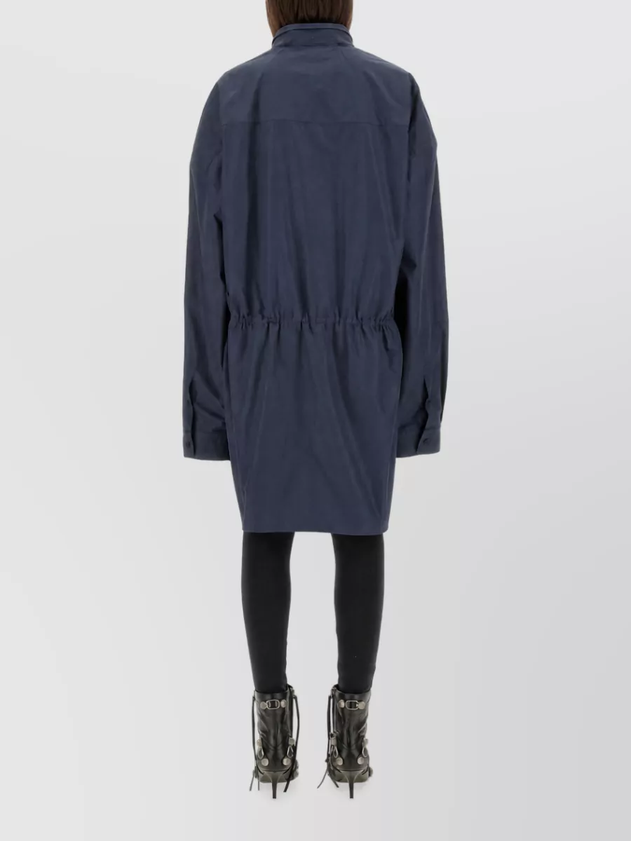 Balenciaga Cotton Mini Shirt Dress