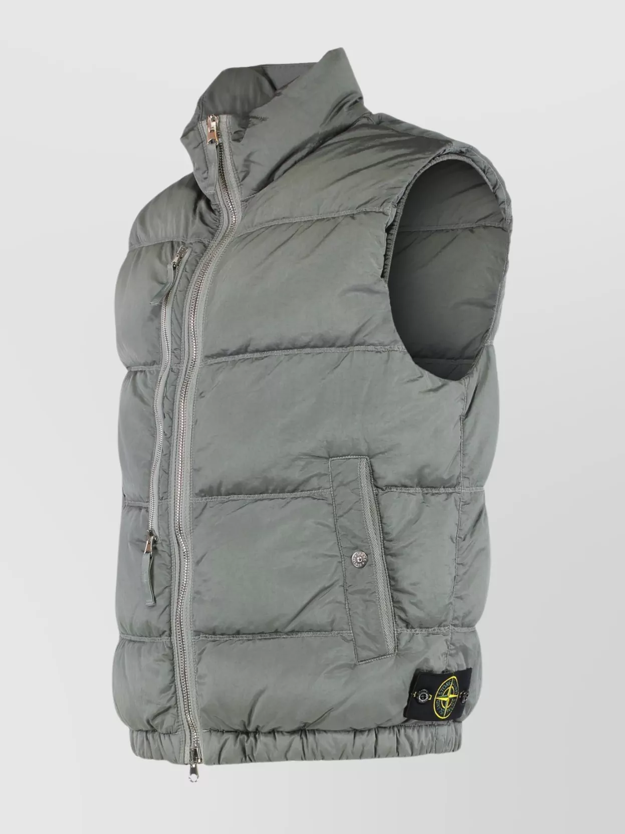 Stone Island Insulated Gilet Featuring Functional Pockets