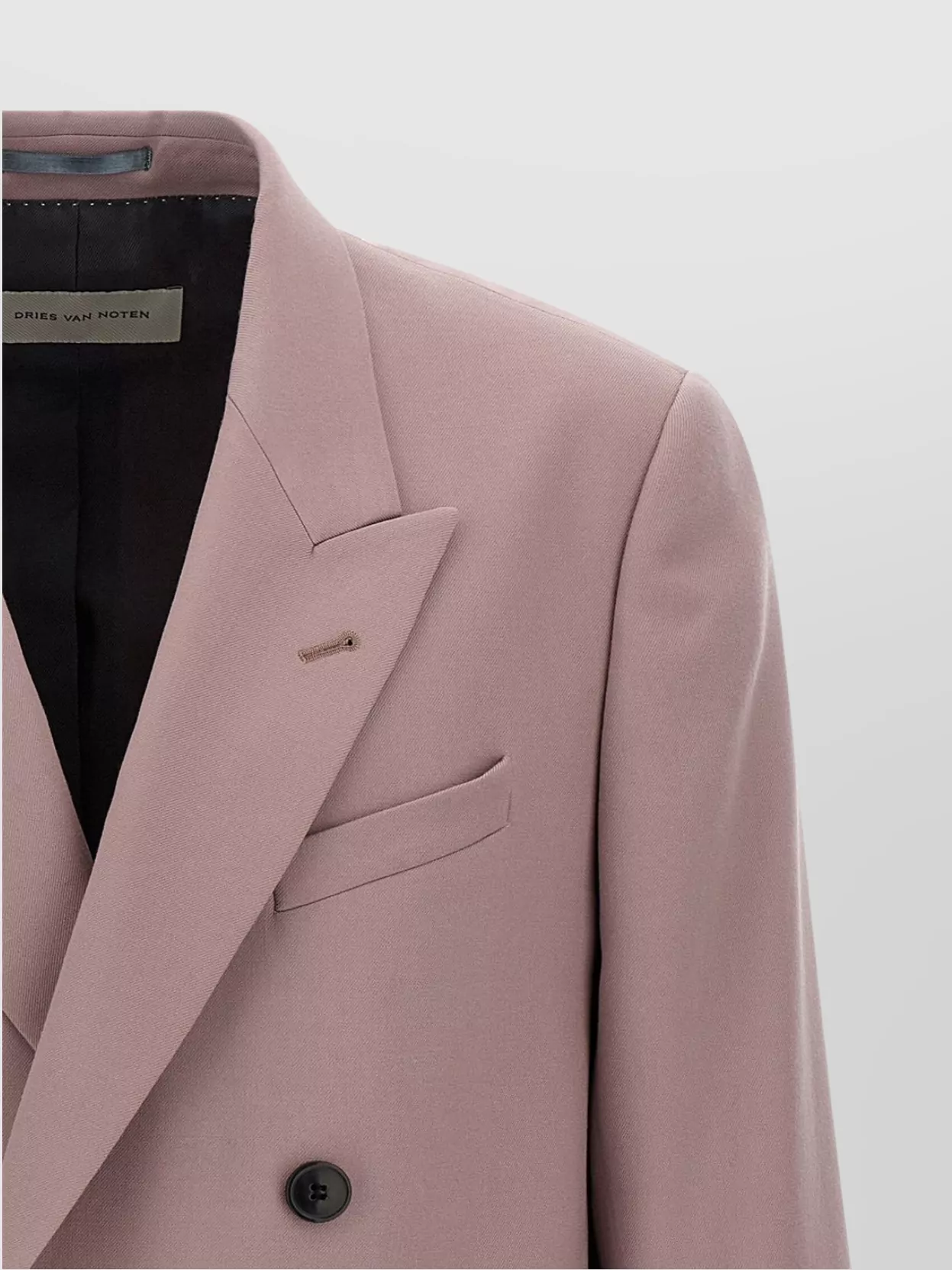 Dries Van Noten Double-Breasted Blazer Notch Lapels