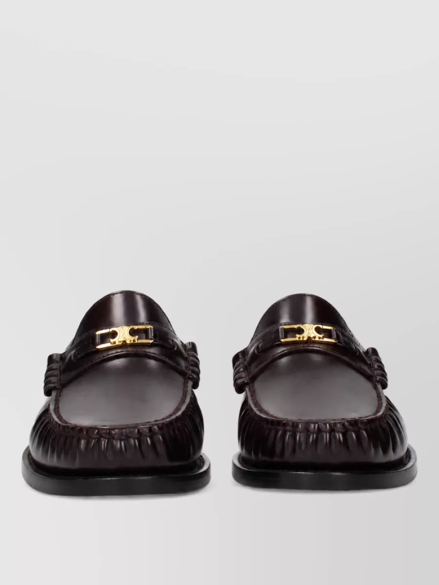 Celine leather loafers