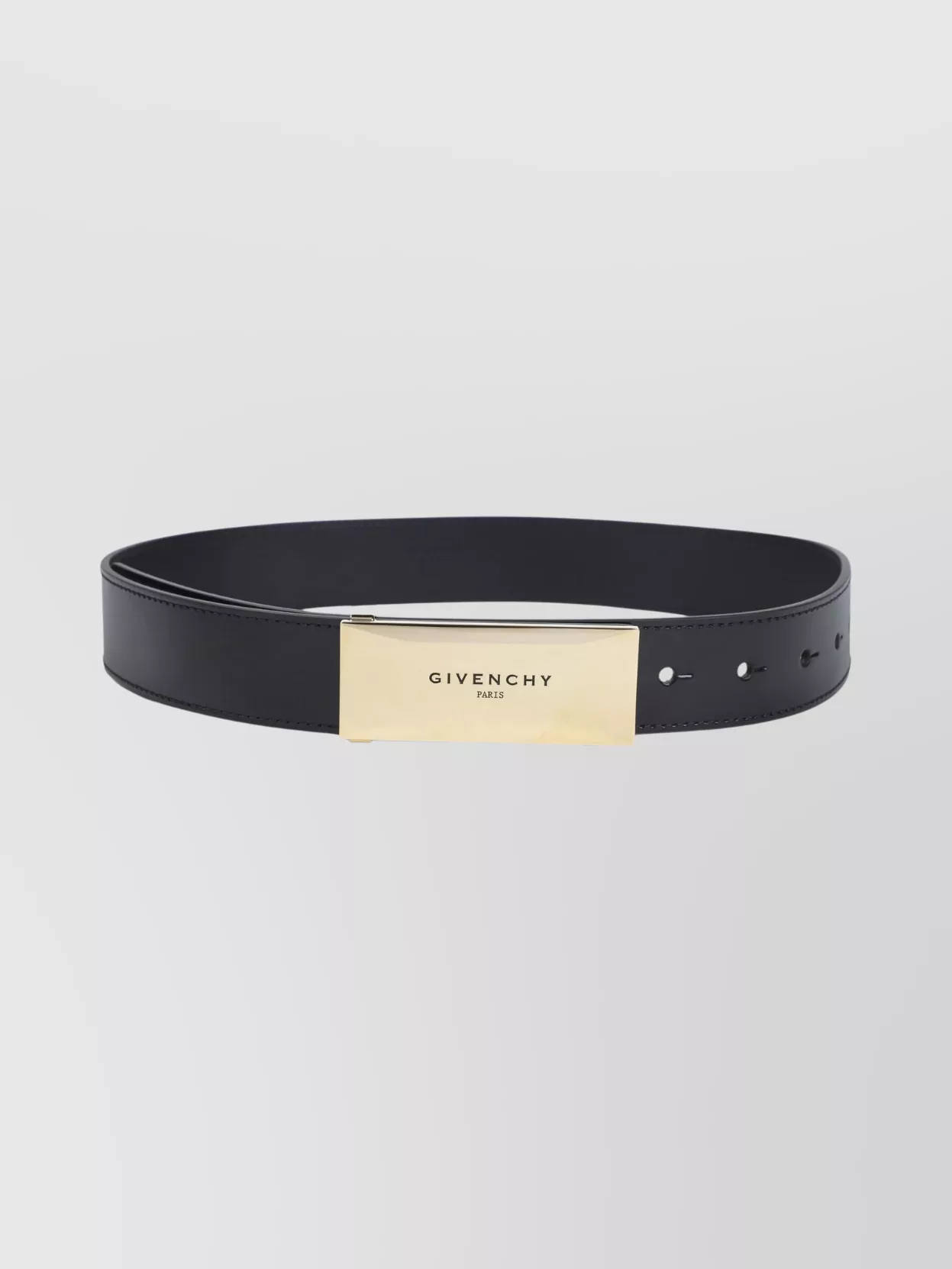 Givenchy Adjustable Belt Gold-tone Buckle In Black