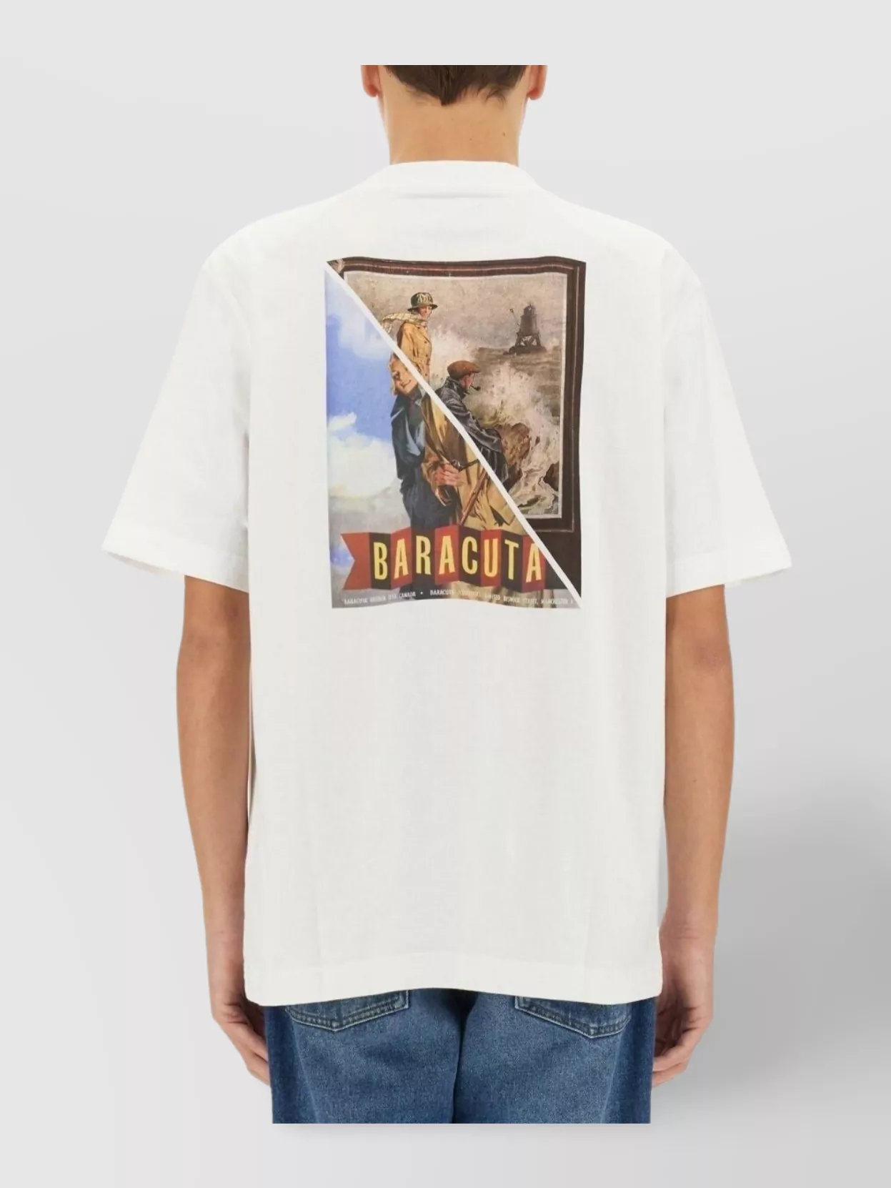 Barbour Graphic Logo Print Crew Neck T-shirt