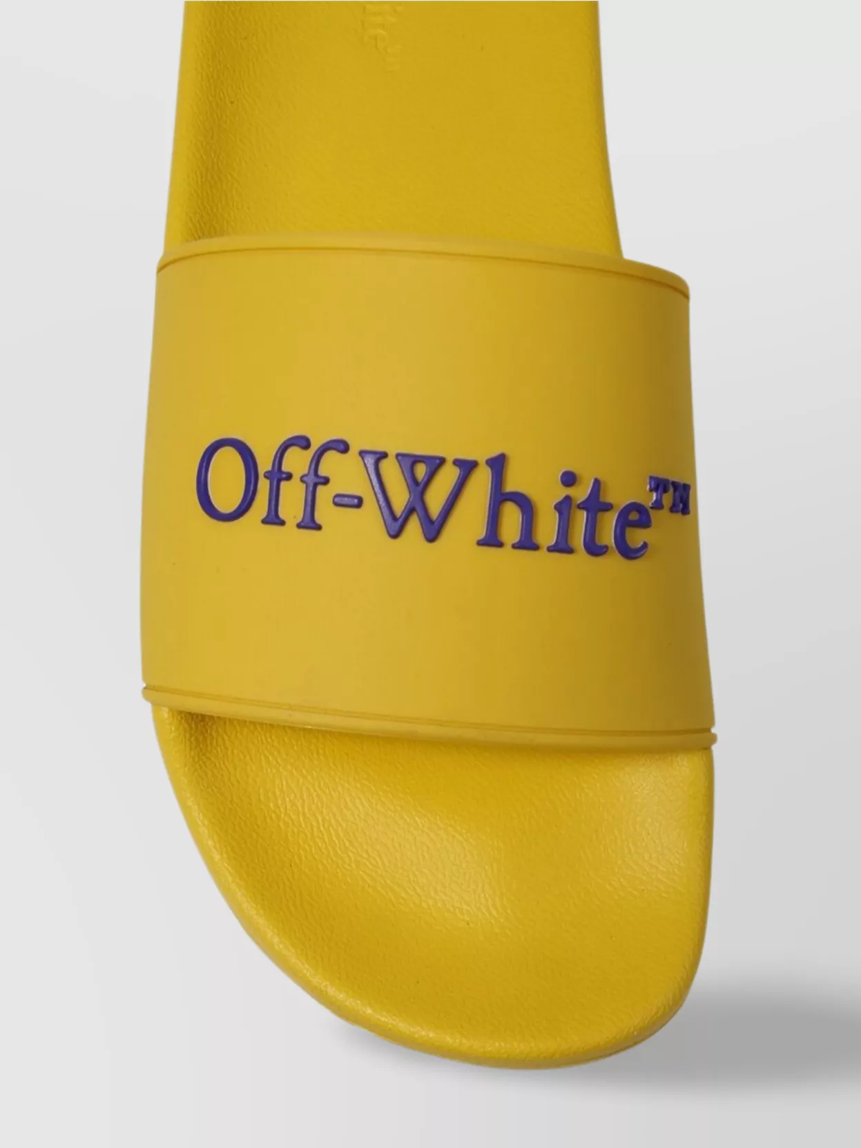 Off-white Bookish Logo Embossed Slip-on Slides