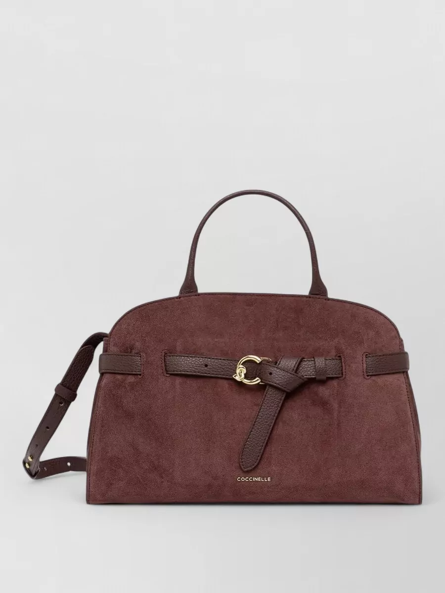 Coccinelle suede shoulder bag
