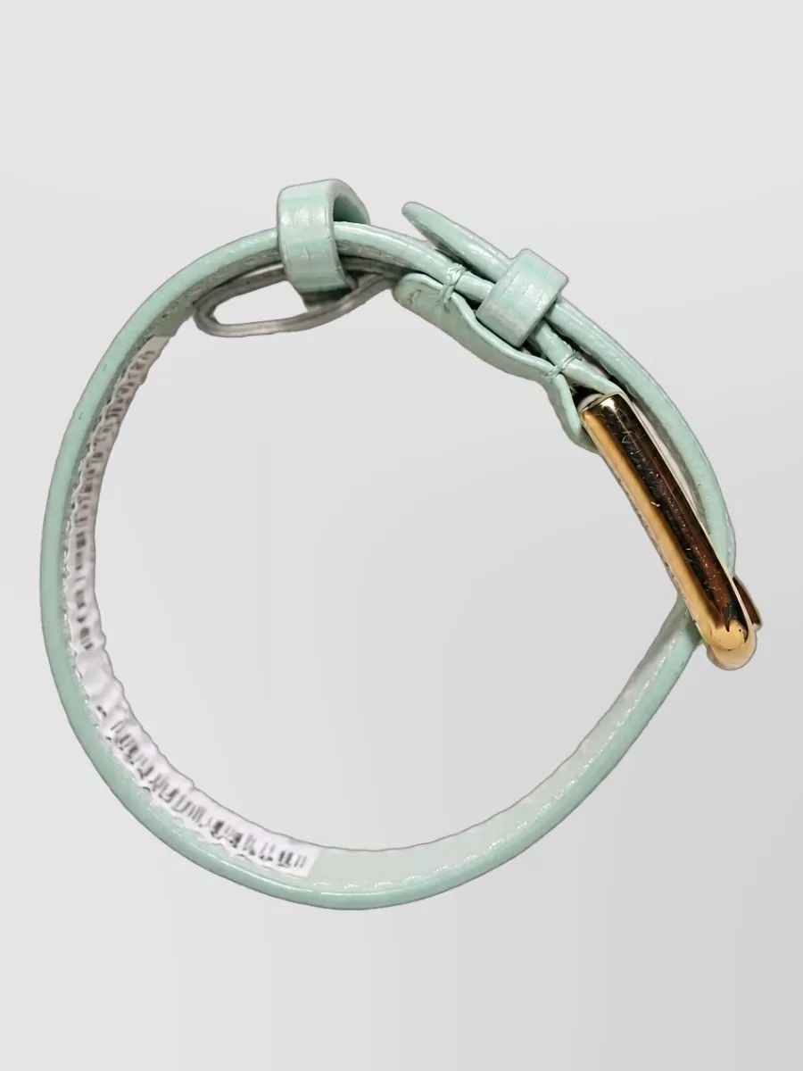 Dolce&Gabbana Textured Leather Bracelet