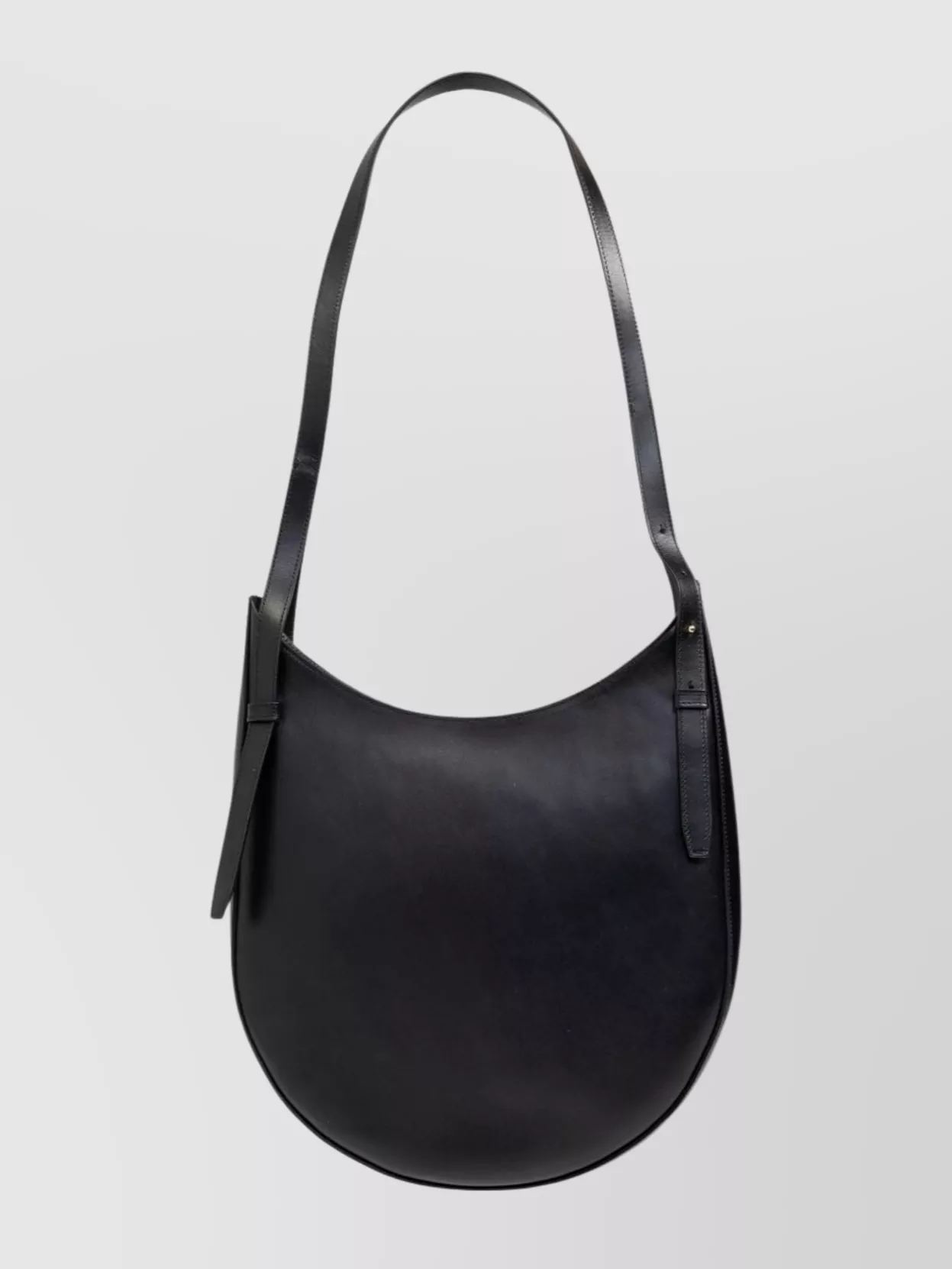 Coperni Curved Calf Leather Shoulder Bag With Strap