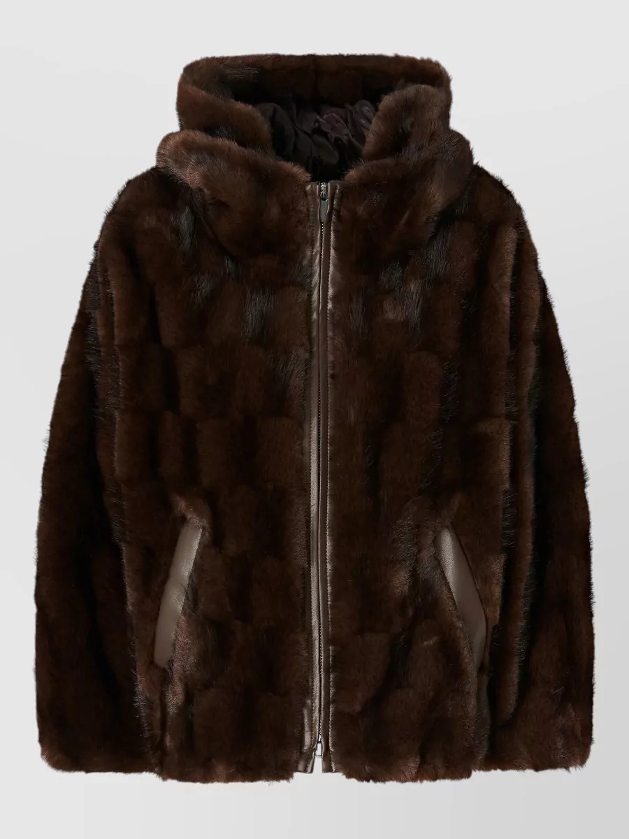 Pinko faux fur jacket