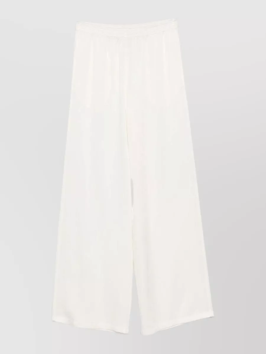 Fabiana Filippi satin wide-leg trousers