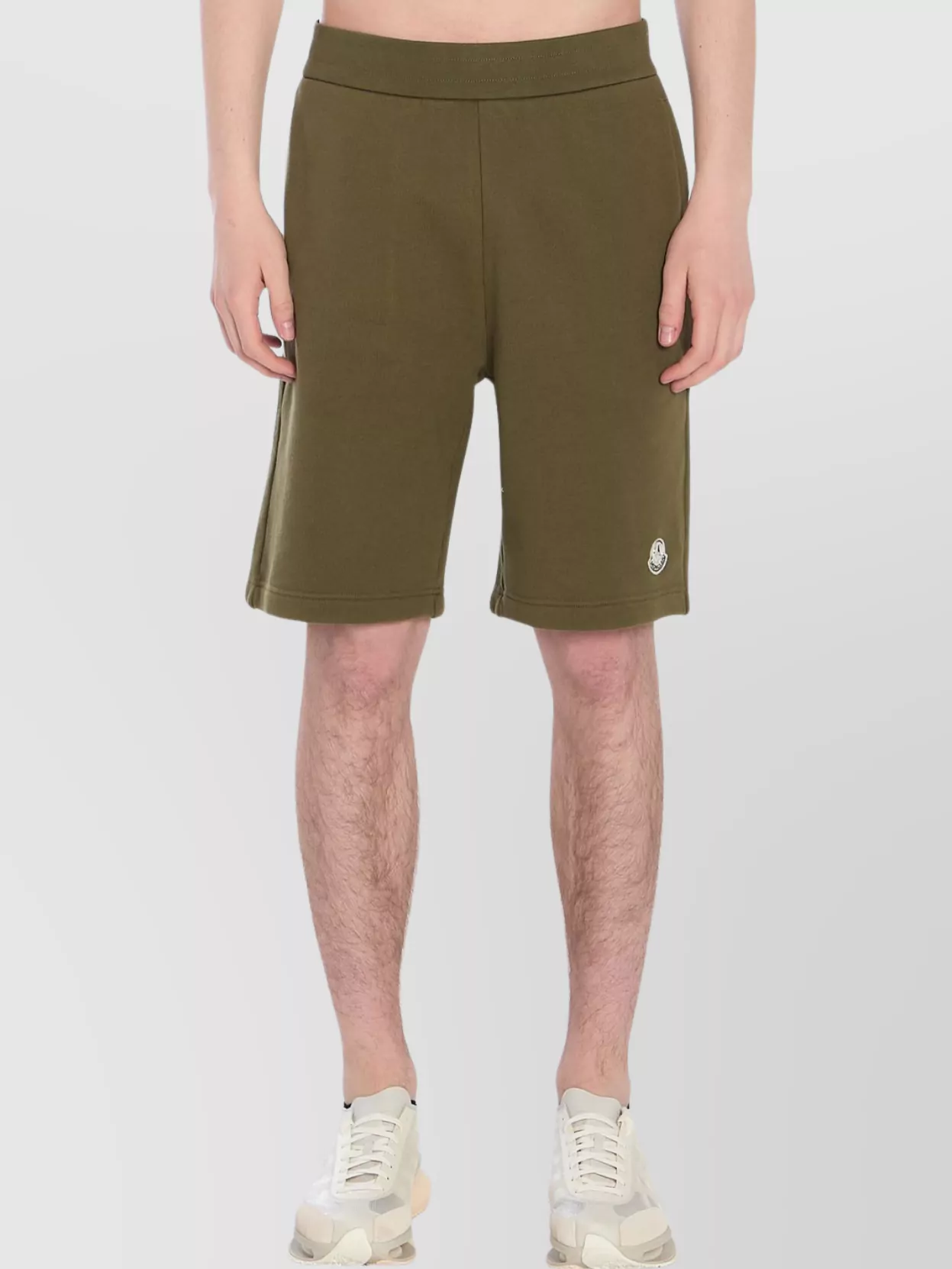 Moncler Bermuda Shorts In Cotton Jersey