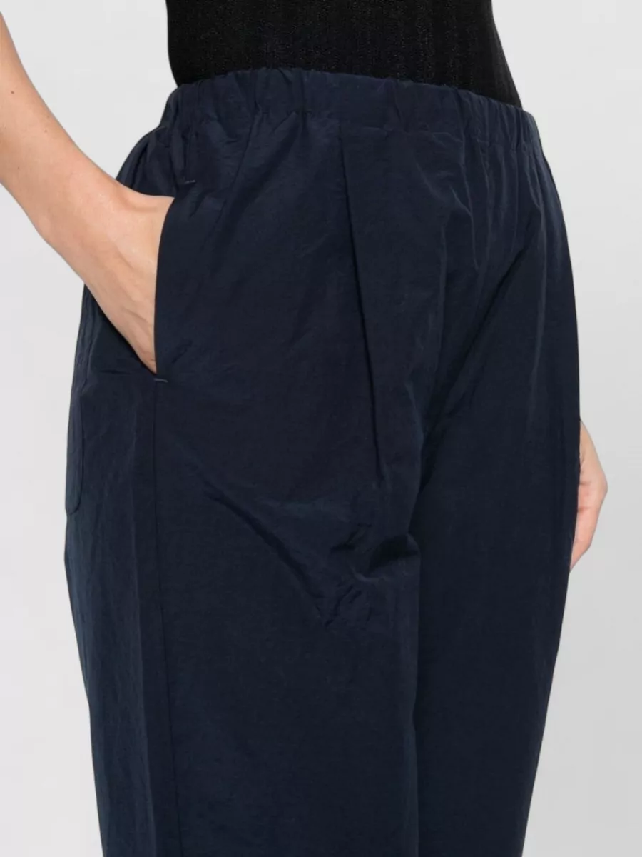 Apuntob Cropped Pleated Trousers