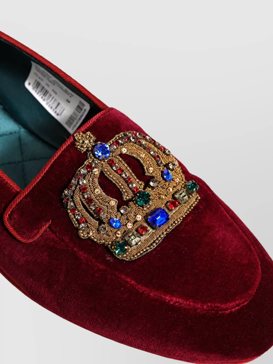 Dolce&Gabbana Velvet Slippers