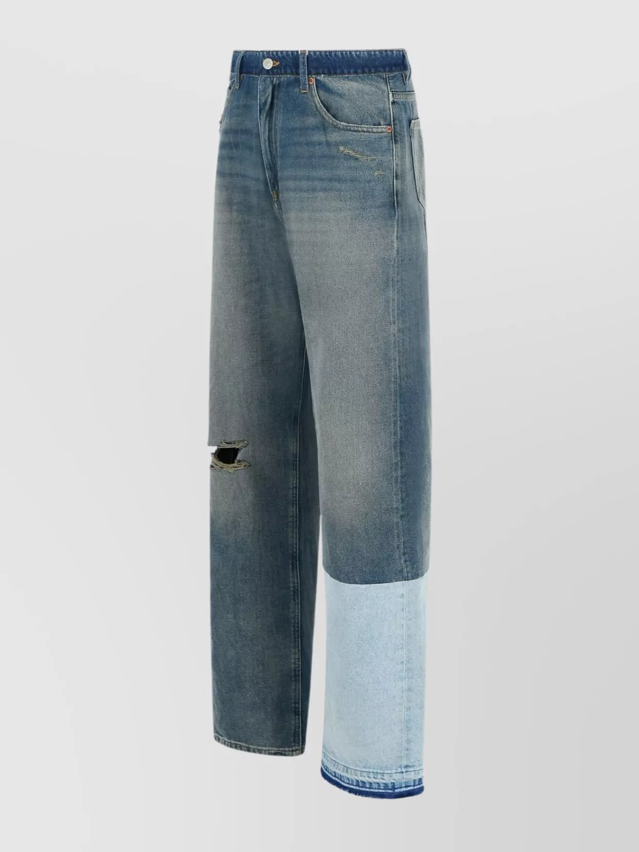 Mm6 Maison Margiela 'Patch' Straight Leg Jeans
