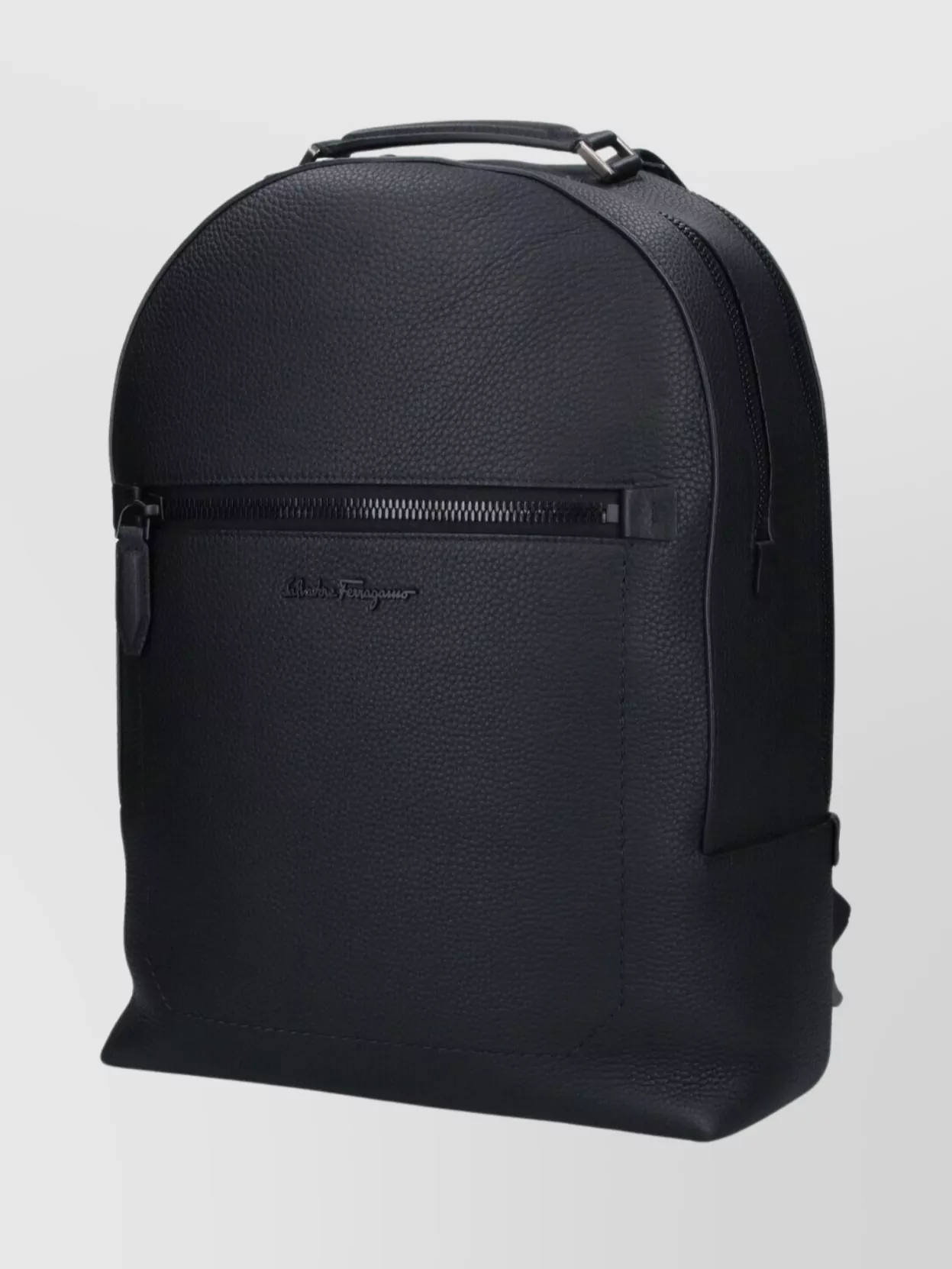 Ferragamo Textured Backpack Adjustable Straps