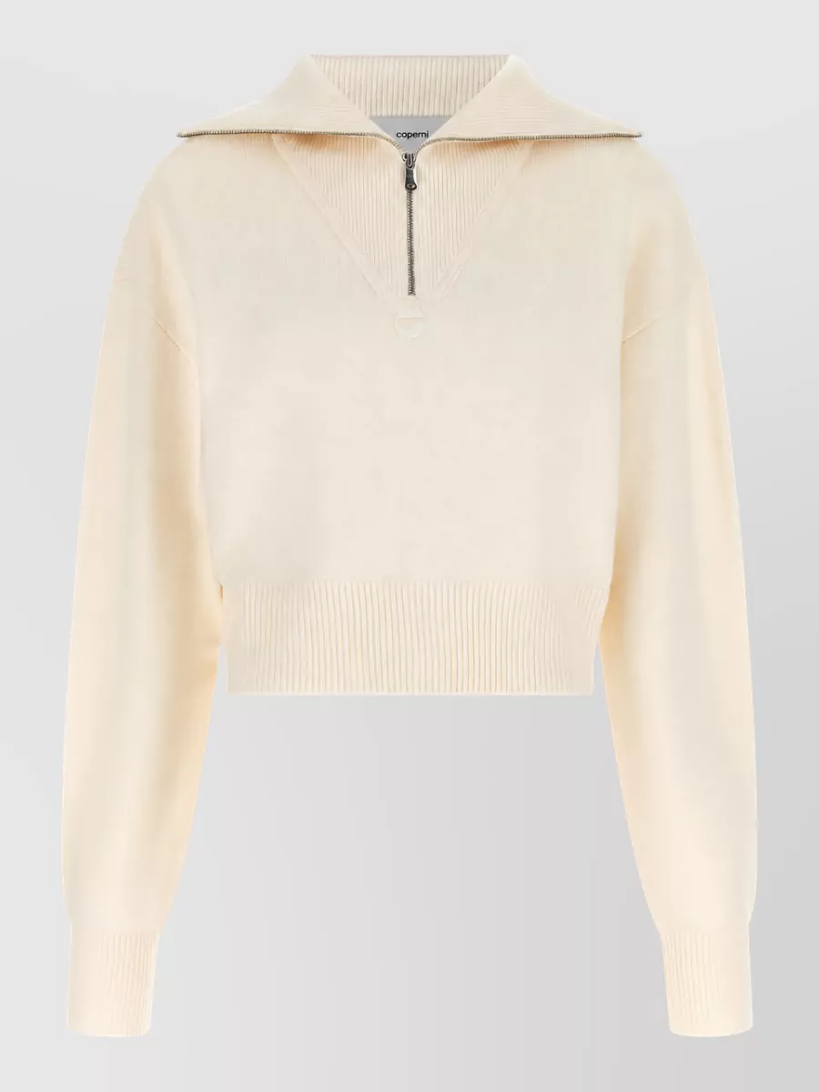 Coperni Cashmere Half-Zip Sweatshirt