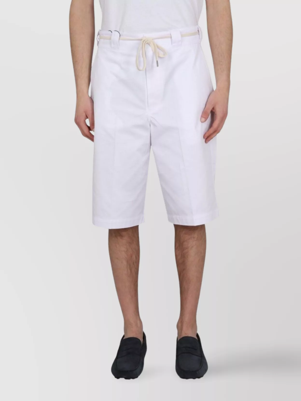 Drôle De Monsieur Bermuda Shorts In Cotton Blend