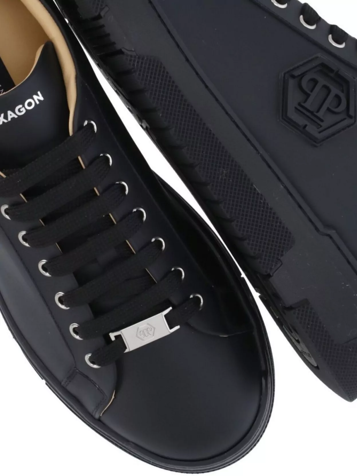 Philipp Plein Leather Low Top Sneakers