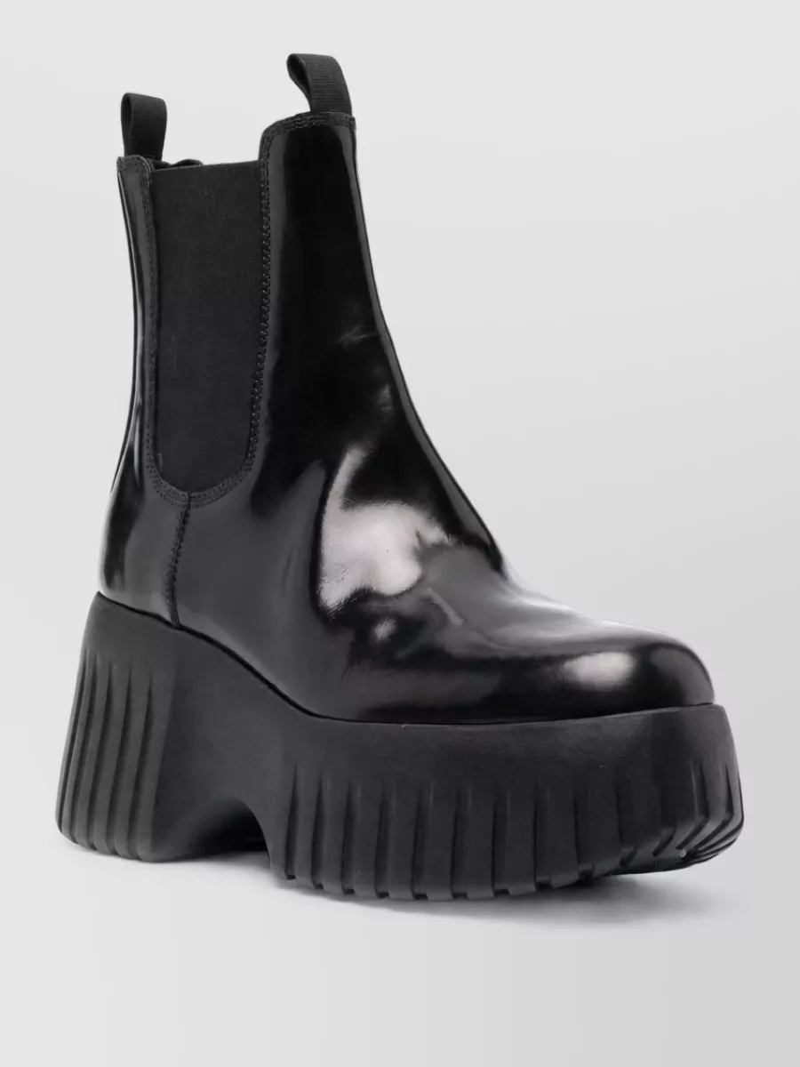 Hogan Leather Chelsea Boots