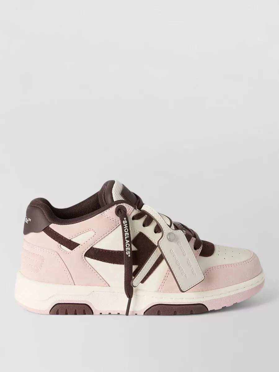 Off-White Leather Low-Top Sneakers