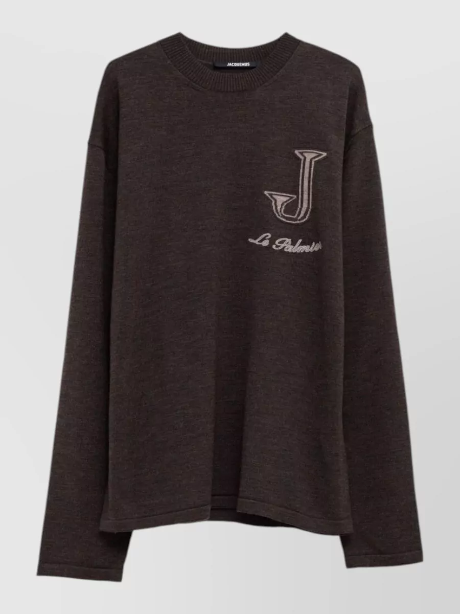 Jacquemus merino wool crewneck t-shirt