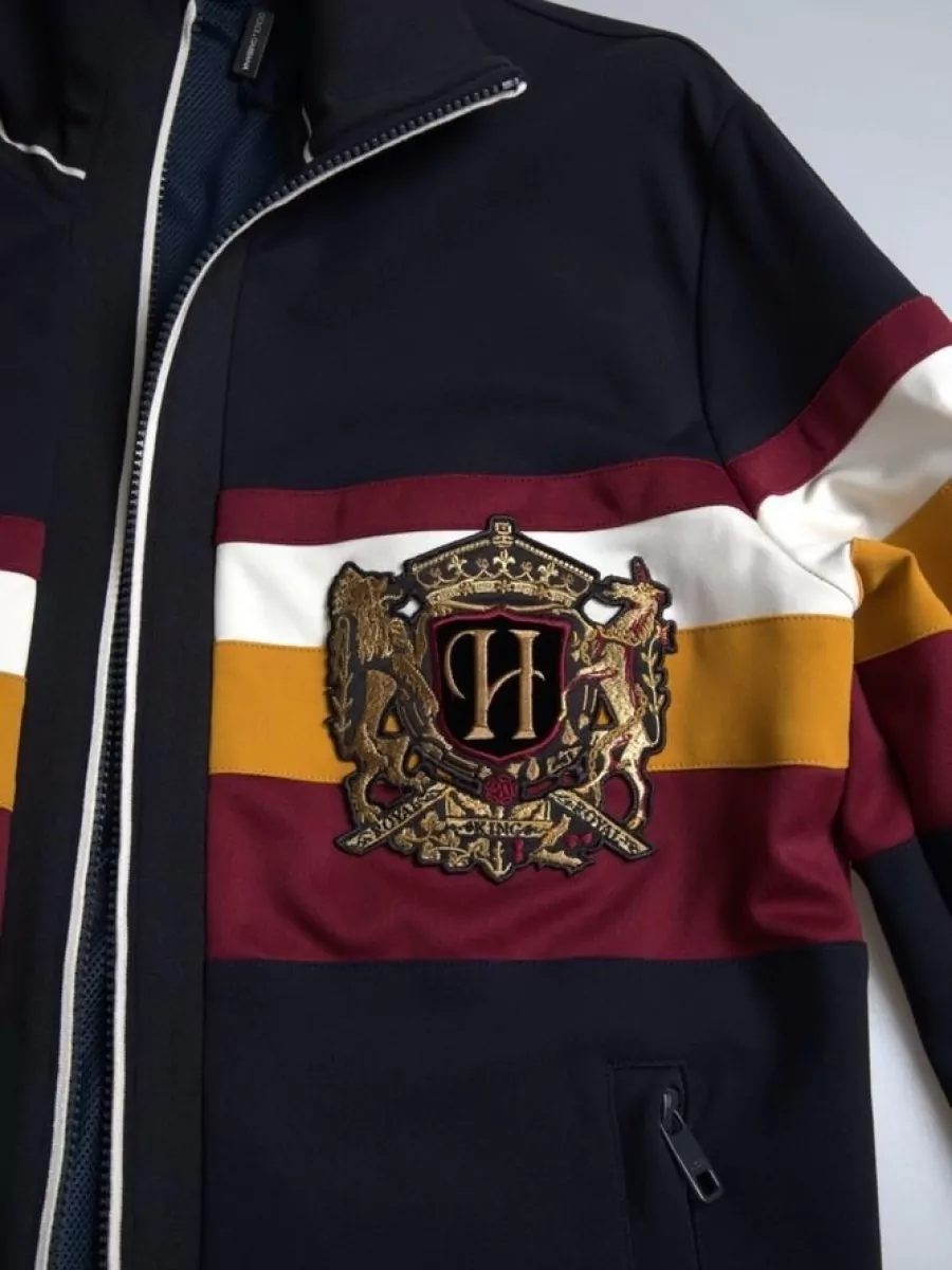 Dolce&Gabbana Striped Zip Track Jacket