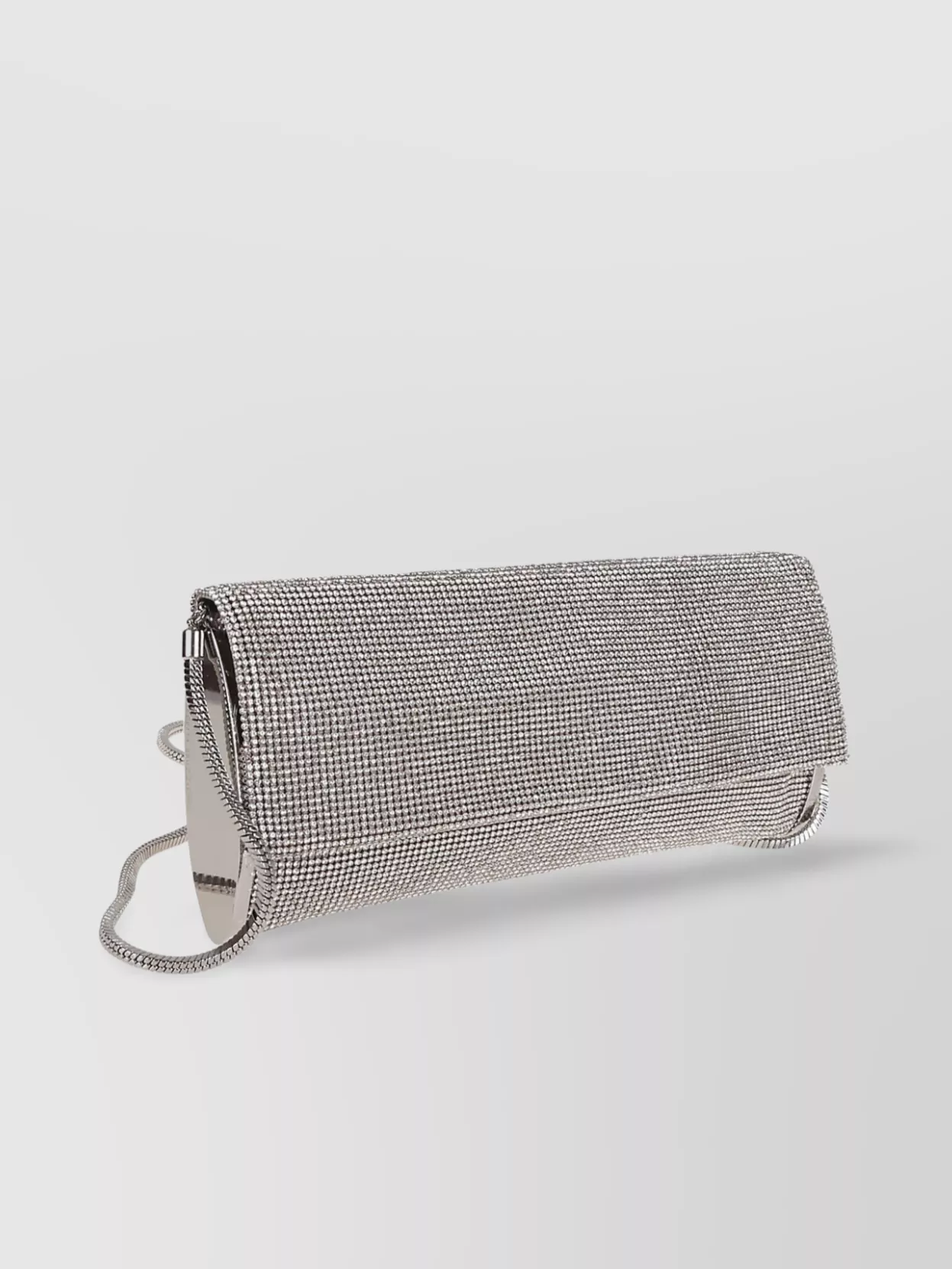 Benedetta Bruzziches Kate Chain Strap Rhinestone Clutch Bag