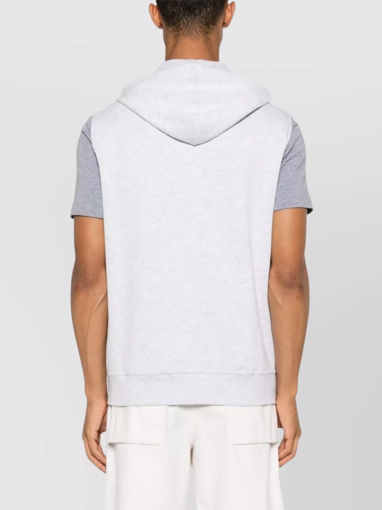 Brunello Cucinelli Cotton Blend Sleeveless Hooodie