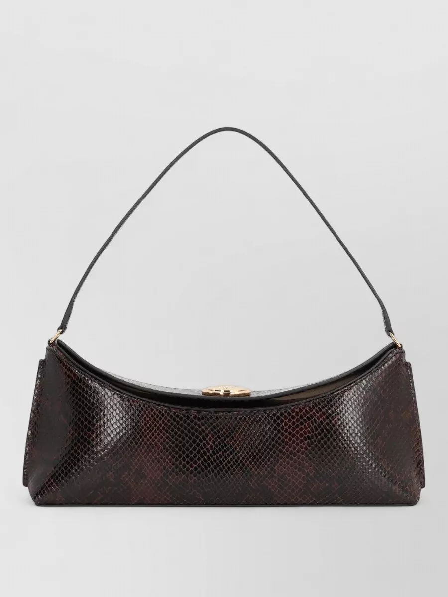 Jacquemus ovalo leather shoulder bag