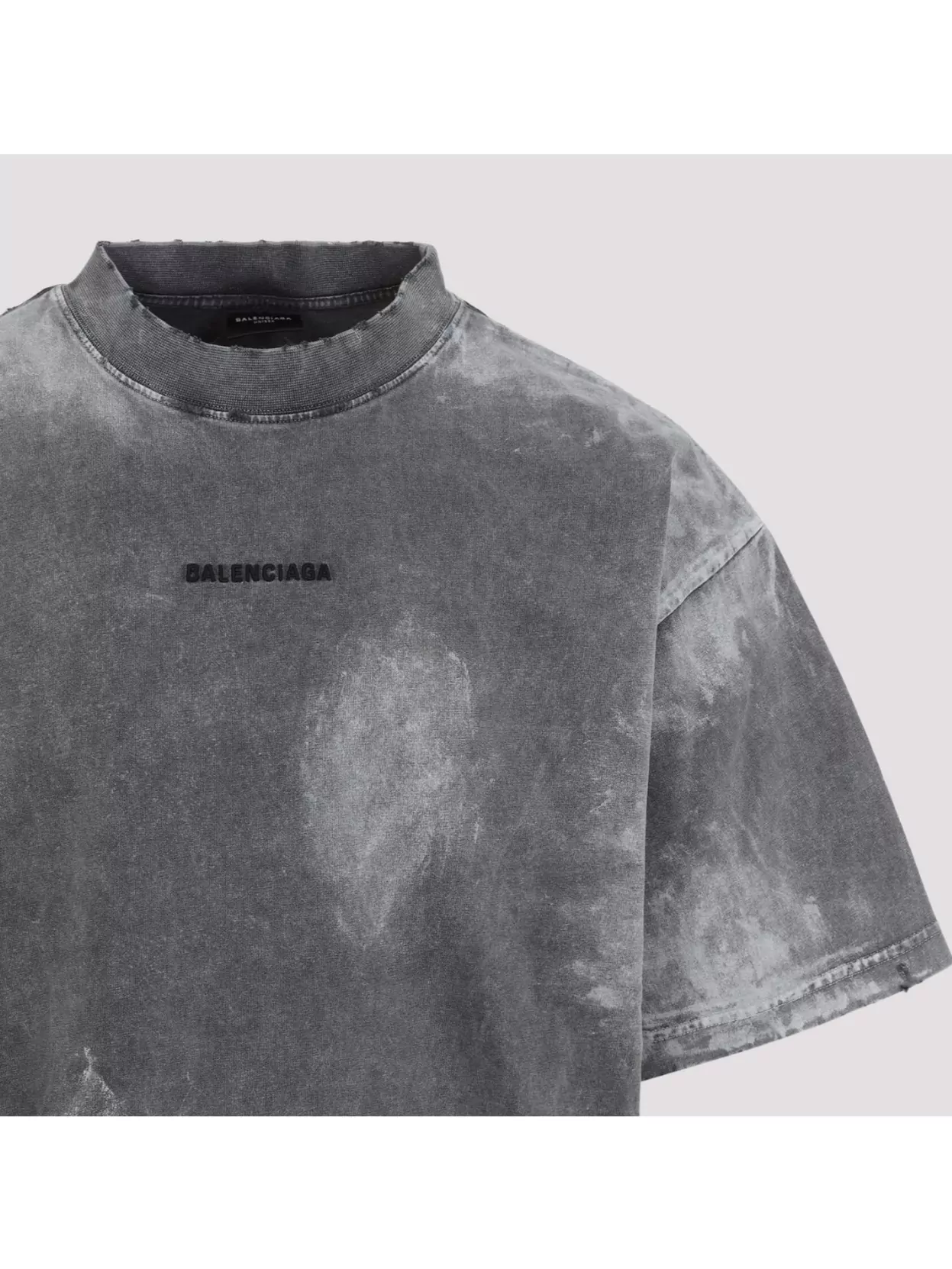 Balenciaga Relaxed Fit Overwashed Cotton T-Shirt