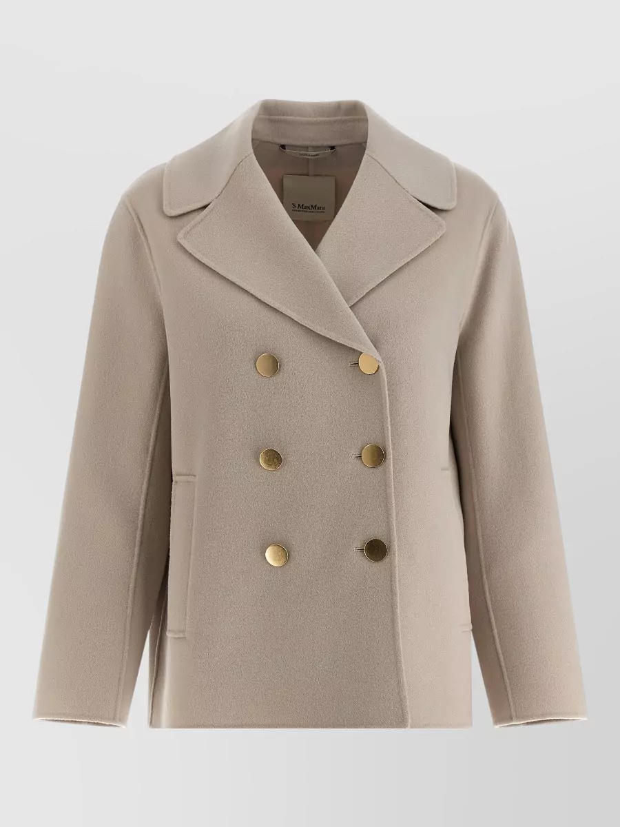 S Max Mara virgin wool double-breasted blazer