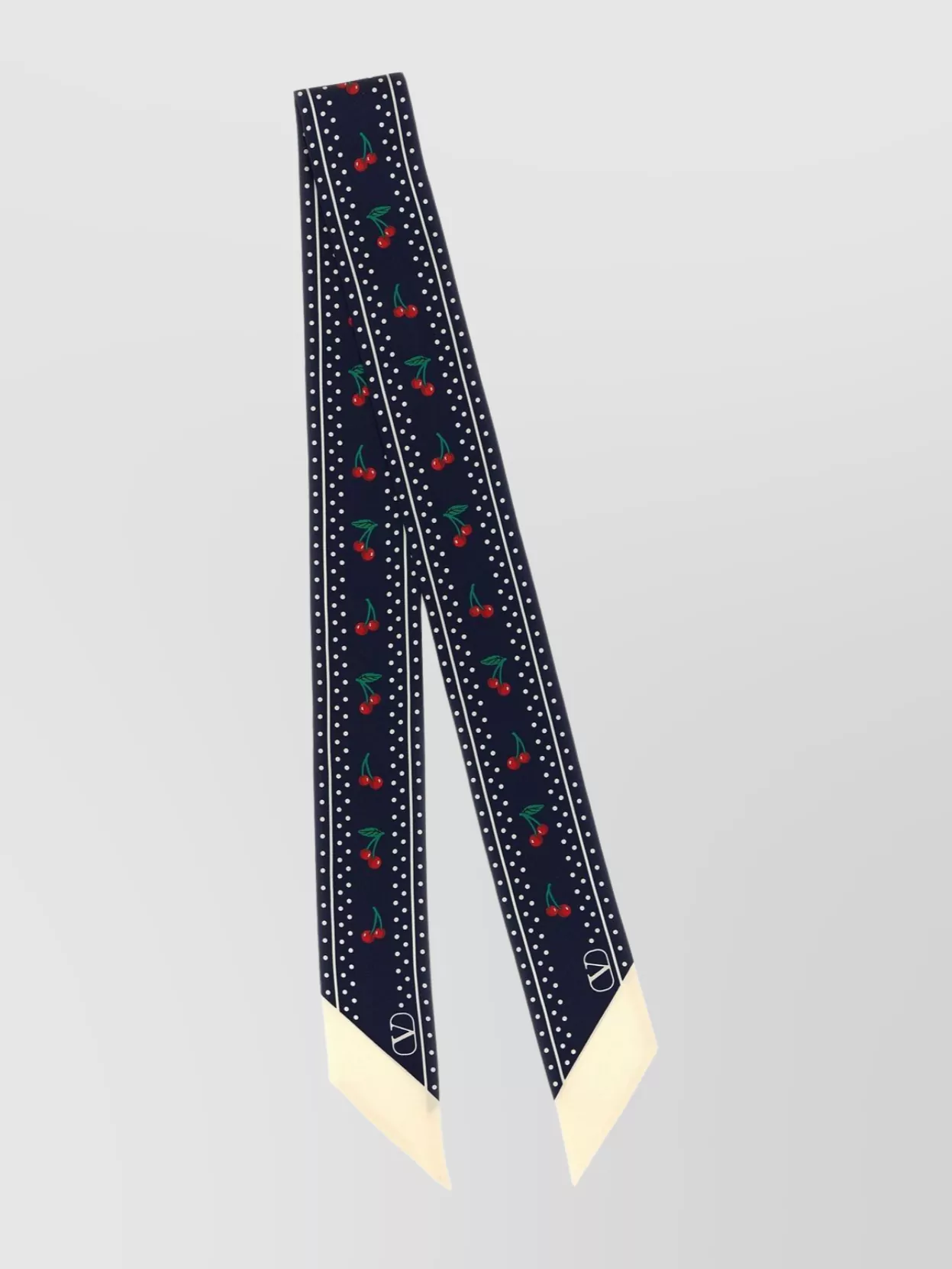 Valentino Cherryfic Silk Bandeau Scarf