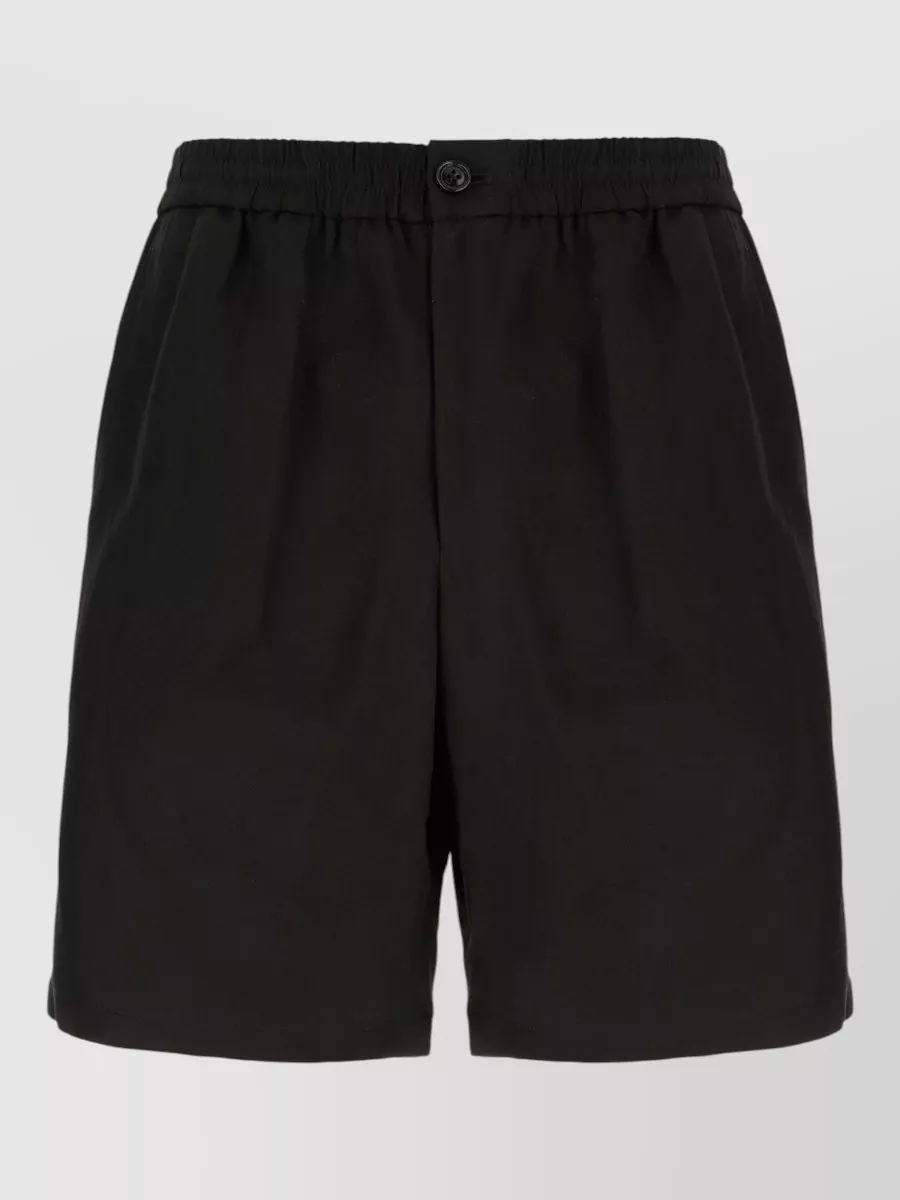 Ami Paris elasticated waist bermuda shorts