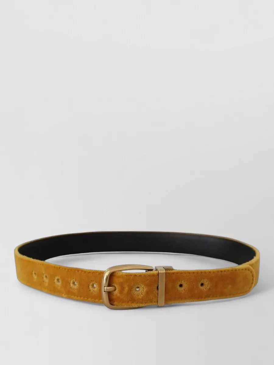 Dolce&Gabbana velvet belt