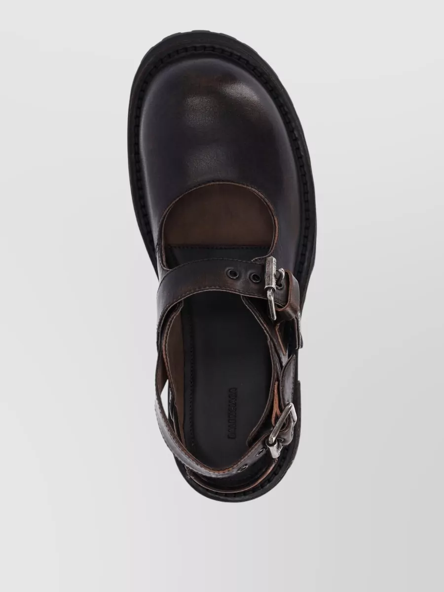 Balenciaga Leather Mules