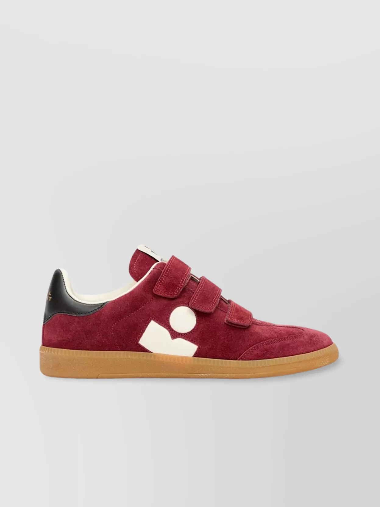 Isabel Marant Suede Rubber Sole Sneakers Contrast Heel