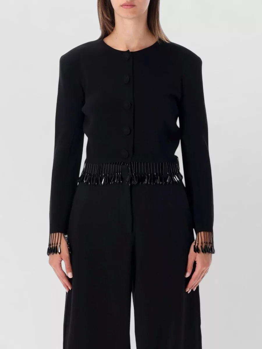 By Malene Birger Viscose knit cardigan