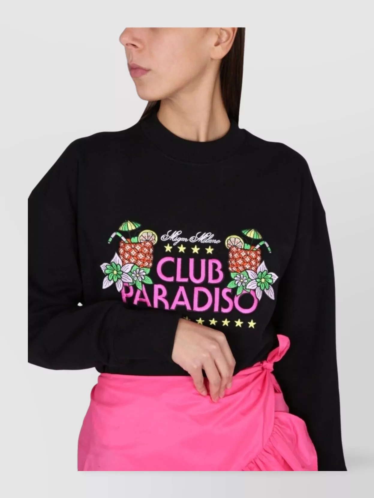 Msgm Logo Crew Neck Knitwear