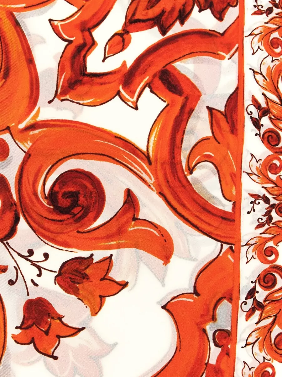 Dolce&Gabbana Silk Printed Scarf