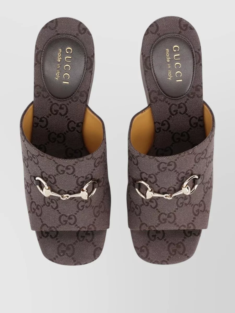 Gucci Wedge Mules