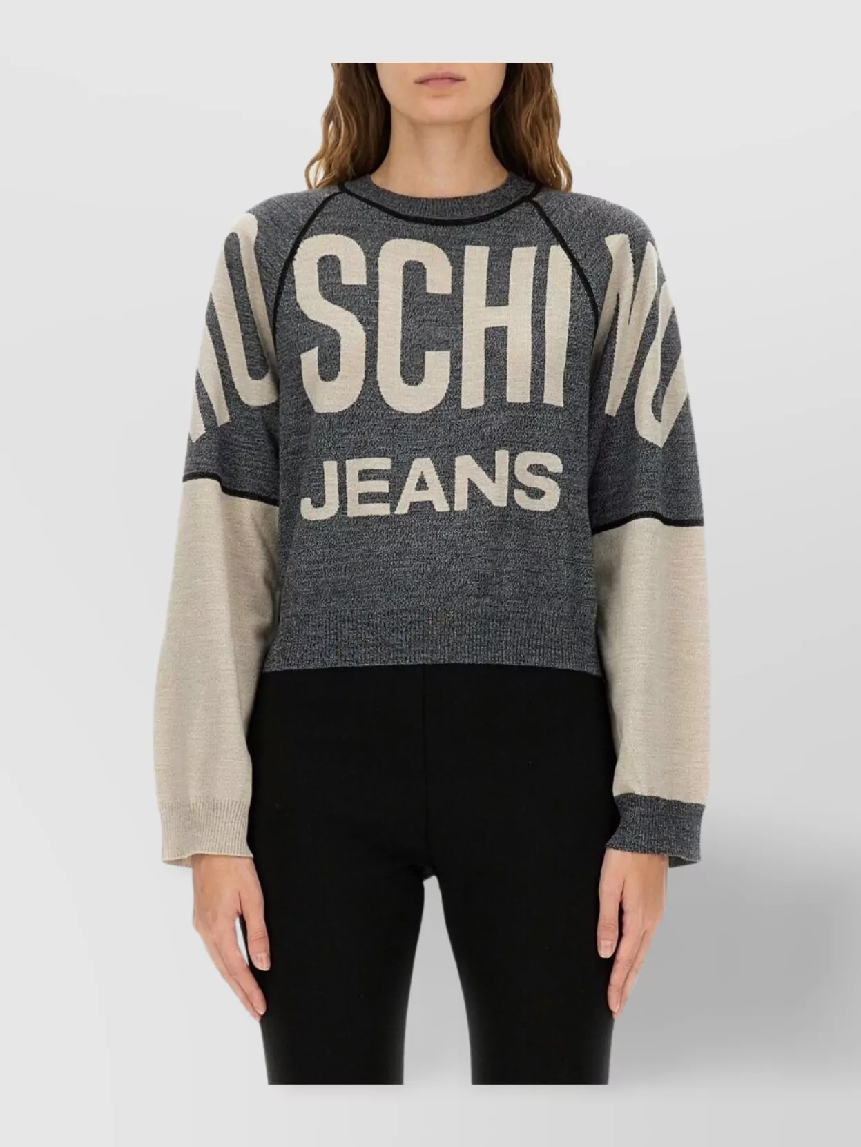 Moschino Virgin Wool Logo Sweatshirt