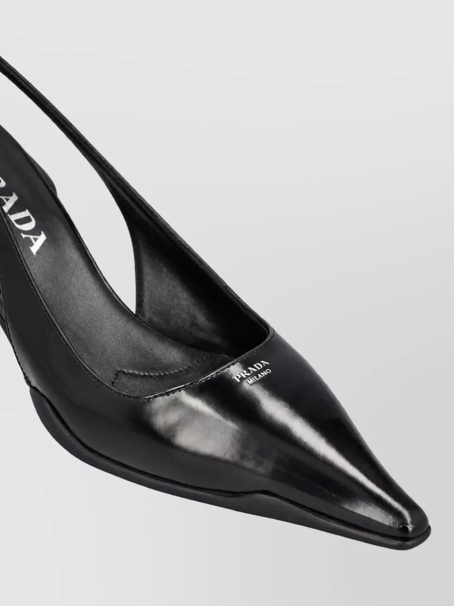 Prada Leather Slingback Pumps