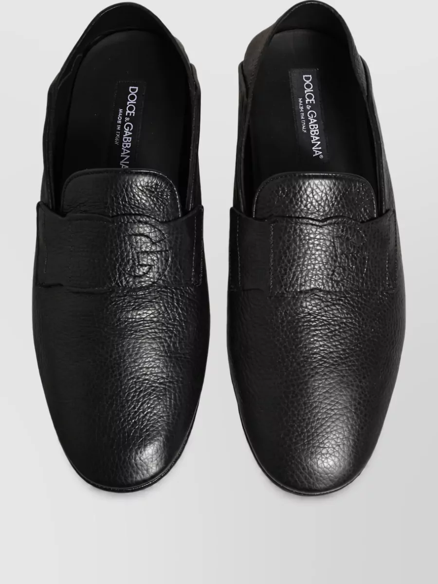 Dolce&Gabbana Leather Monk Shoes