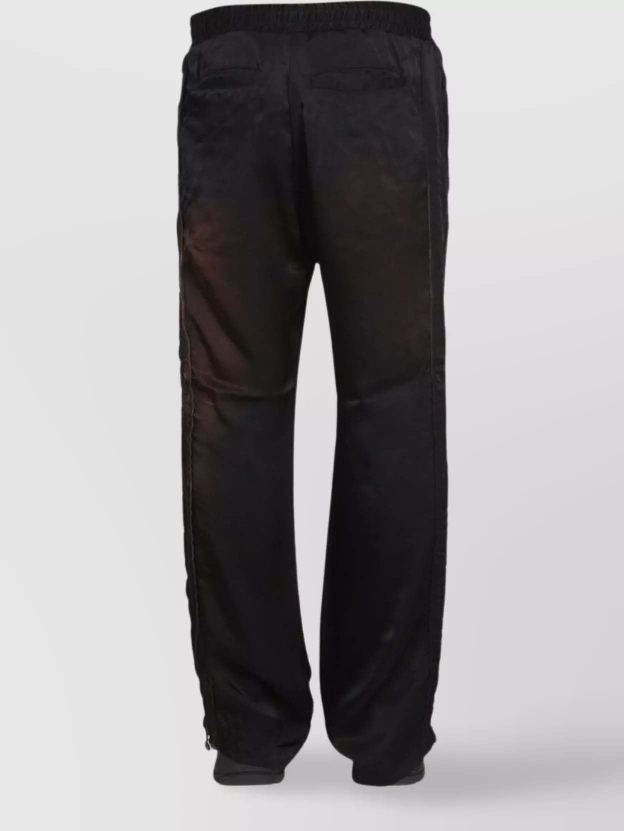 Diesel Winfred Pants With Ankle Zips And Side Stripes