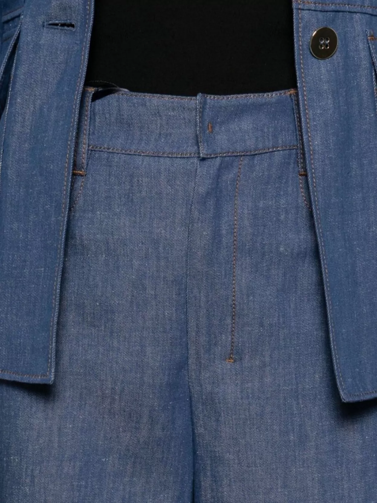 S Max Mara Wide-Leg Trousers With Pockets And Loops
