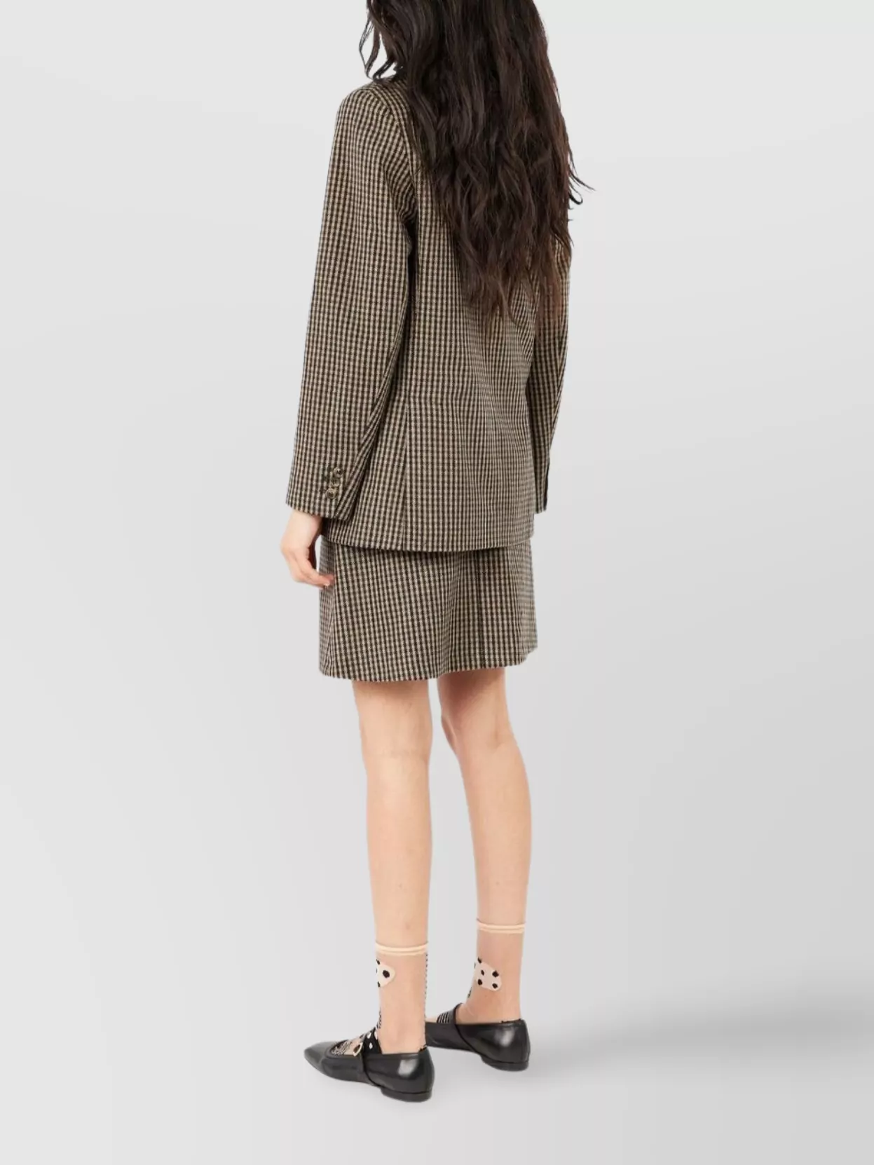 A.p.c. Double-Breasted Long Sleeve Top Front Pockets